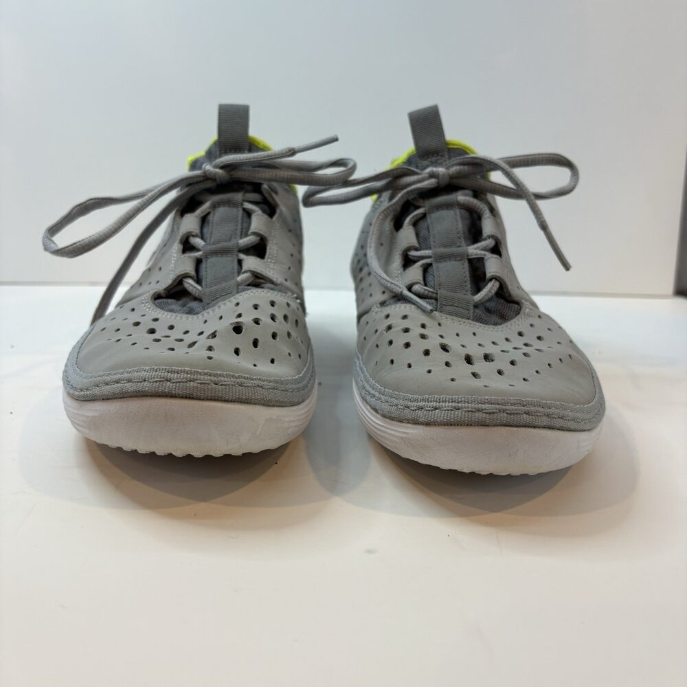 Nike Solarsoft Costa Low Running Shoes White Yellow‎ Volt Men's size 10 Athletic - Picture 2 of 9